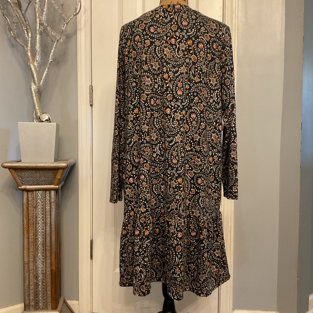 Cuddl Duds Seriously Soft Tiered Hem Lounge Dress - Picture 6 of 8